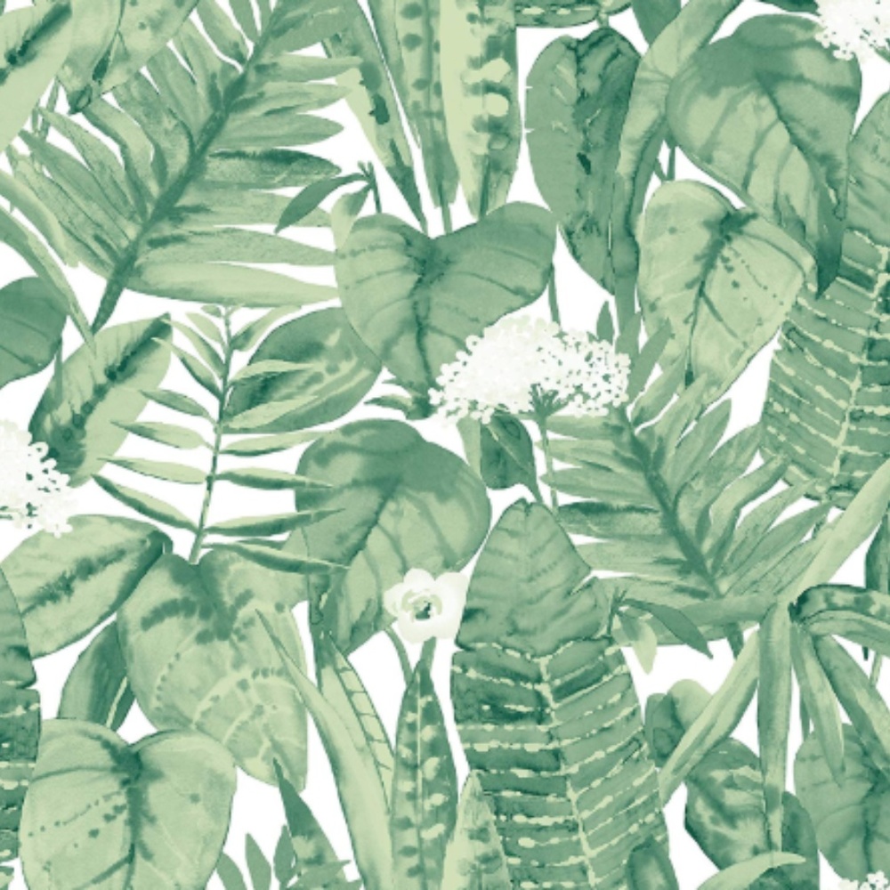 2 Rolls Tempaper Jungle Green Removable Wallpaper